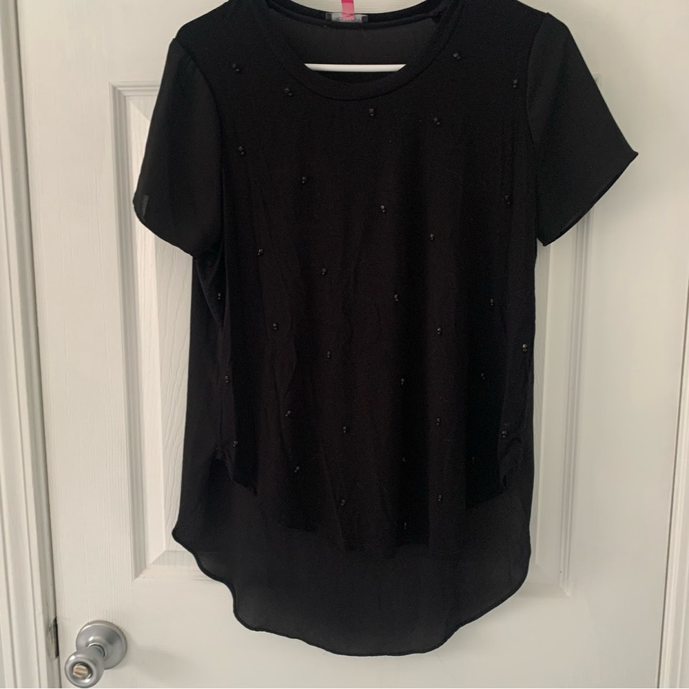 Elegant Black Women's Top